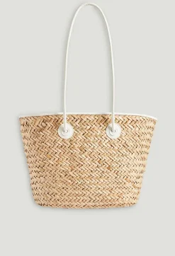 Clearance Adryan Medium Straw Basket Women Shopping Bags