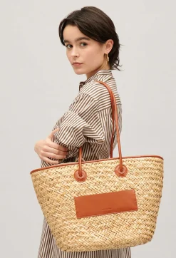 New Adryan Medium Straw Basket Women Shopping Bags