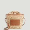 Cheap Adryan Small Straw Basket Women Crossbody Bags