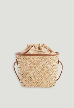 Cheap Adryan Small Straw Basket Women Crossbody Bags