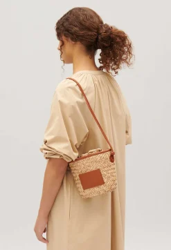 Cheap Adryan Small Straw Basket Women Crossbody Bags