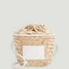 Online Adryan Small Straw Basket Women Crossbody Bags
