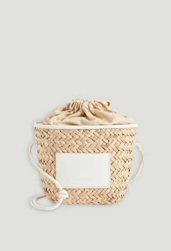 Online Adryan Small Straw Basket Women Crossbody Bags