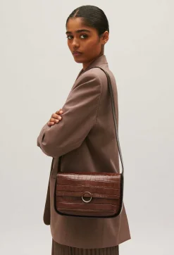 Store Alix Two-Tone Brown Bag Women Crossbody Bags