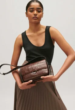 Store Alix Two-Tone Brown Bag Women Crossbody Bags