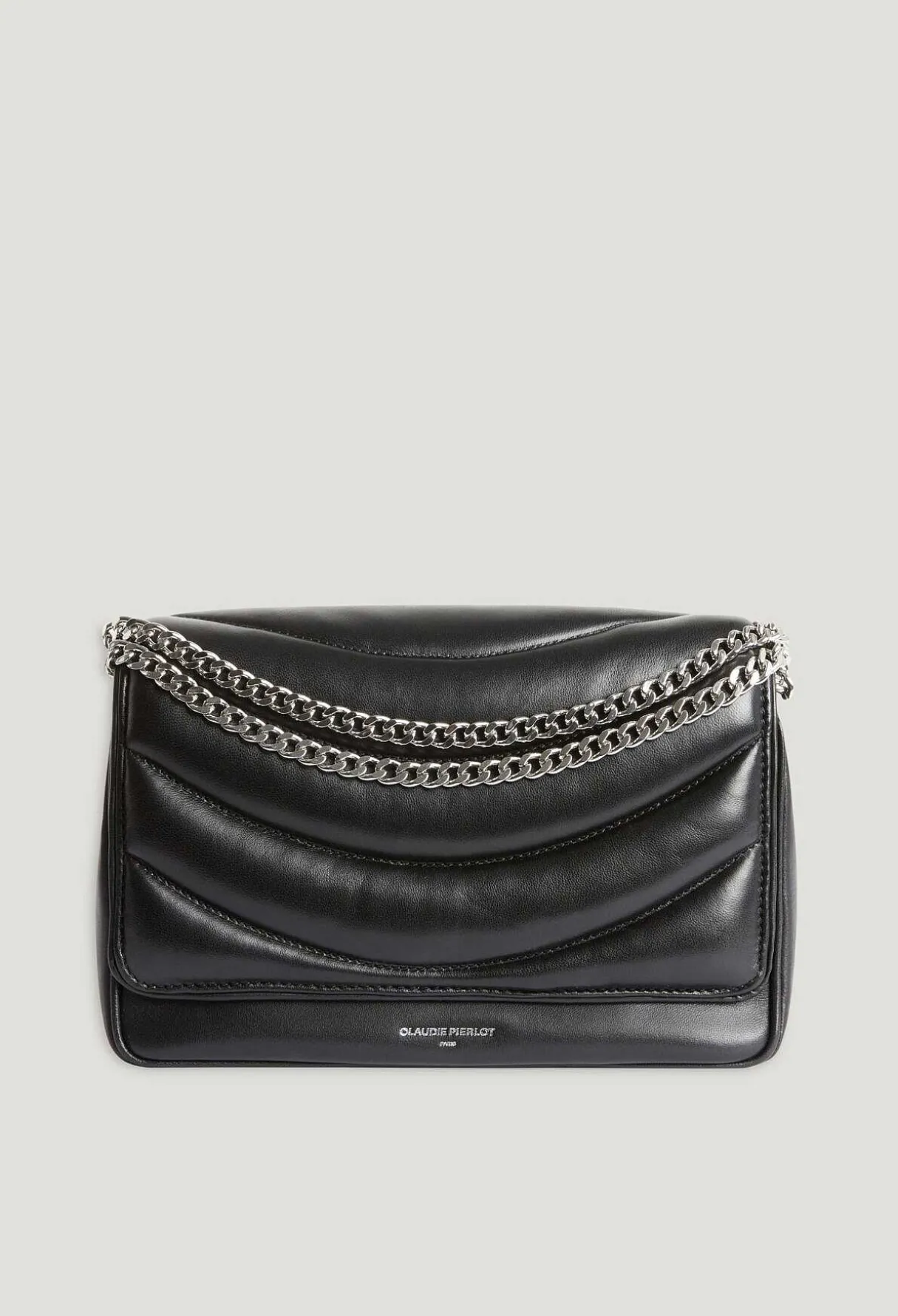Shop Angeli Black Quilted Leather Bag Women Crossbody Bags