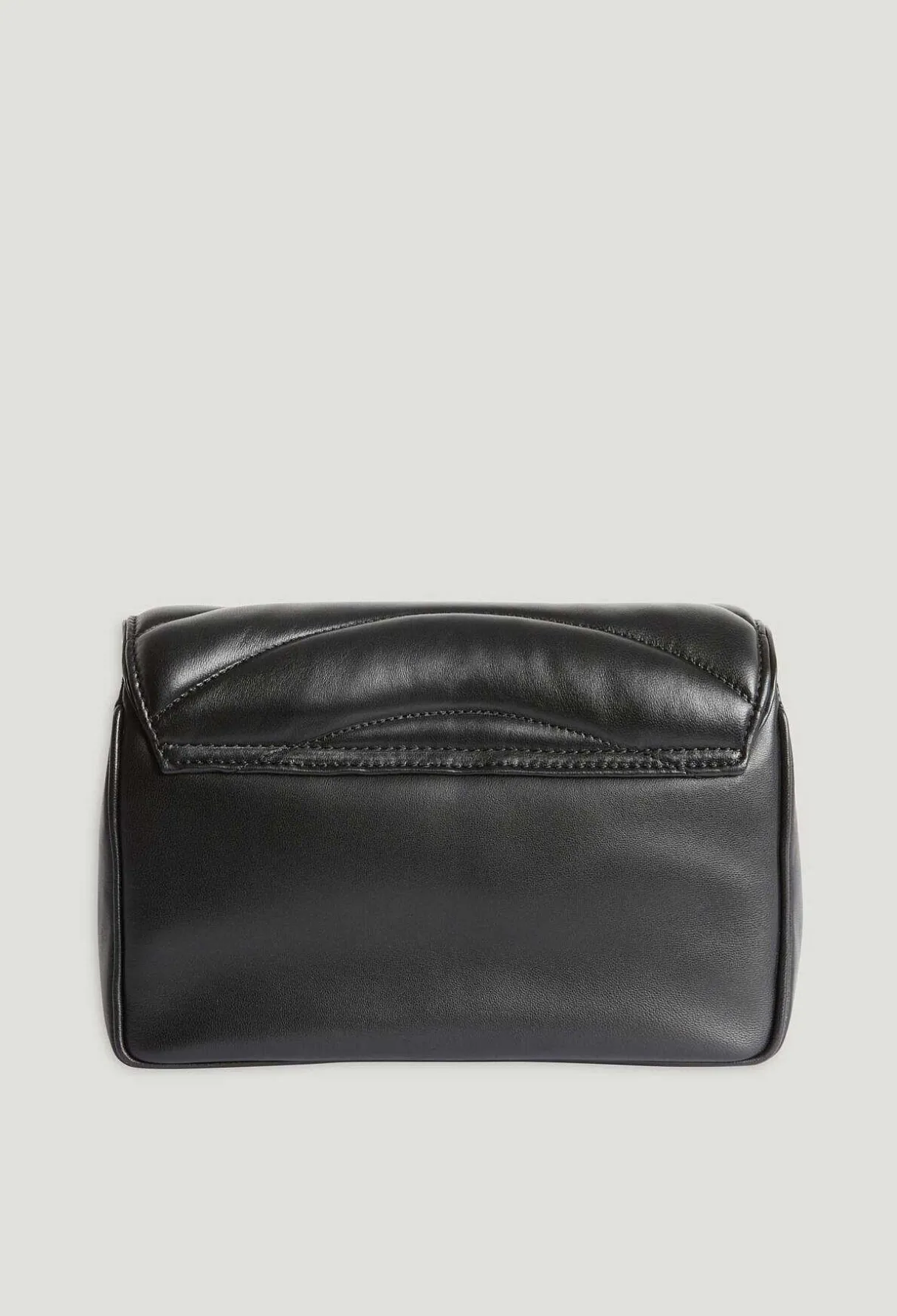 Shop Angeli Black Quilted Leather Bag Women Crossbody Bags