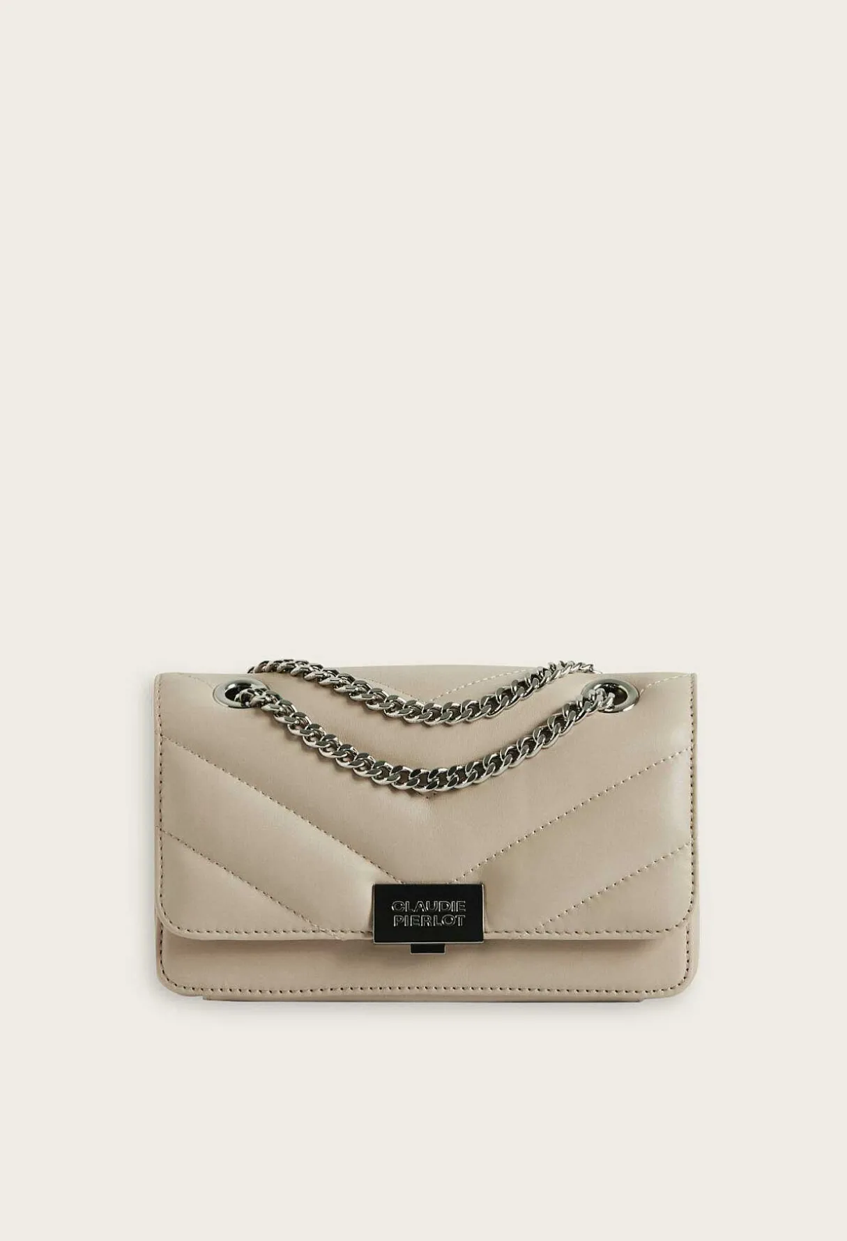 Cheap Angelina Beige Leather Bag Women Crossbody Bags