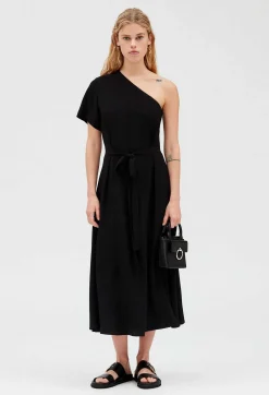 Flash Sale Asymmetric Midi Dress Women Dresses