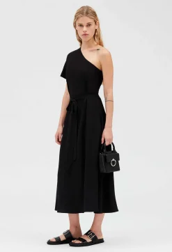 Flash Sale Asymmetric Midi Dress Women Dresses