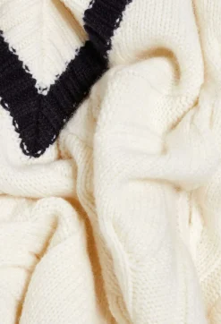 Outlet Beige Cable Knit Jumper Women Sweaters And Cardigans