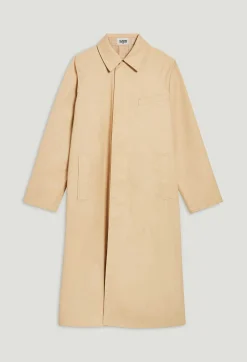 Store Beige Reversible Mid-Length Coat Women Jackets And Coats