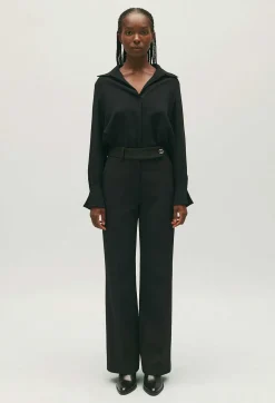 Shop Black Floaty Blouse Women Tops And Shirts