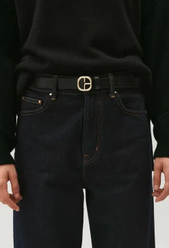 Sale Black Leather Belt Women Belts