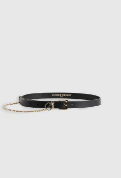 Best Black Leather Belt With Chain Women Belts