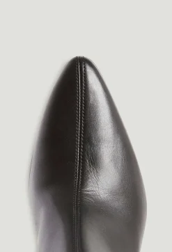 Best Sale Black Leather Boots Women Booties And Boots