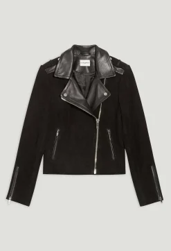 Fashion Black Leather Jacket Women Jackets And Coats