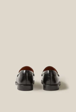 Sale Black Leather Loafers Women Loafers