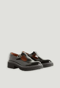 Discount Black Mary Jane Shoes Women Loafers