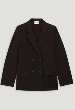 New Black Oversized Suit Jacket Women Blazers