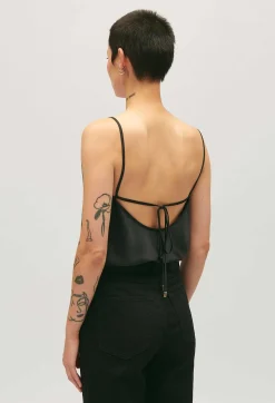 Discount Black Strappy Top Women Tops And Shirts