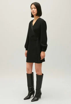 Best Black Wrap Dress Women Dresses