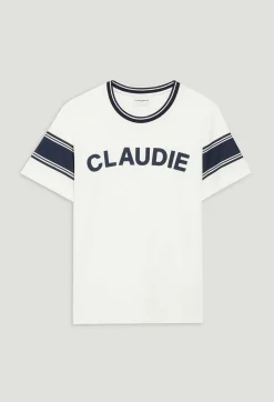 New Blue And White Claudie T-Shirt Women T-Shirts