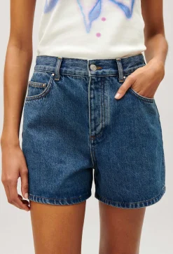 Outlet Blue Denim Shorts Women Skirts And Shorts