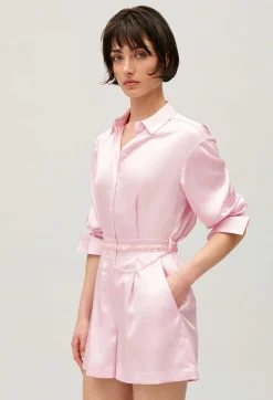 Outlet Blush Smocked Playsuit Women Jumpsuits
