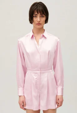 Outlet Blush Smocked Playsuit Women Jumpsuits