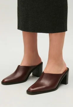 Cheap Brown Mules With Heels Women Sandals, Pumps And Mules