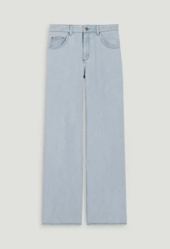 Cheap Claude Wide-Leg Light Denim Jeans Women Jeans And Trousers