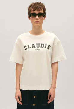 Fashion Claudie Paris Short-Sleeved T-Shirt Women T-Shirts