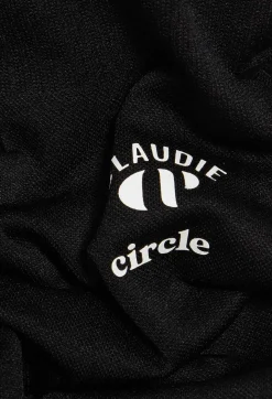 New Claudie X Circle Black Sports Shorts Women Skirts And Shorts