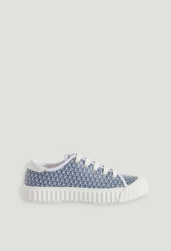 Hot Cp Monogram Canvas Tennis Shoes Women Sneakers And Bensimon