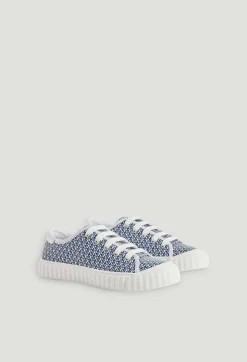 Hot Cp Monogram Canvas Tennis Shoes Women Sneakers And Bensimon