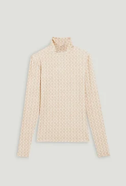 Hot Cp Patterned Beige Undershirt Women T-Shirts