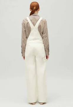Best Cream Denim Dungarees Women Jumpsuits