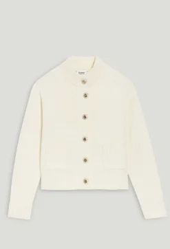 Sale Cropped Thick Knit Cardigan Women Sweaters And Cardigans