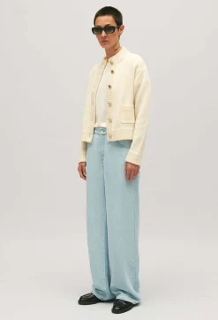 Sale Cropped Thick Knit Cardigan Women Sweaters And Cardigans