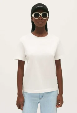 Cheap Ecru Cotton T-Shirt Women T-Shirts