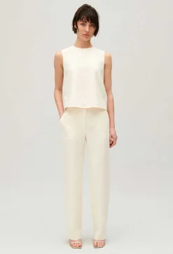 Sale Ecru Sequinned Trousers Women Jeans And Trousers