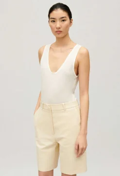 Store Ecru Vest Top Women Tops And Shirts