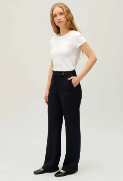 Fashion Flared Trousers Women Jeans And Trousers