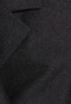 Clearance Flecked Grey Cropped Suit Jacket Women Blazers