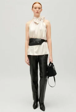 Hot Floaty Beige Top Women Tops And Shirts