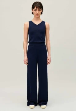 Flash Sale Floaty Knit Trousers Women Jeans And Trousers