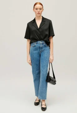 Best Sale Floaty Short-Sleeved Shirt Women Tops And Shirts