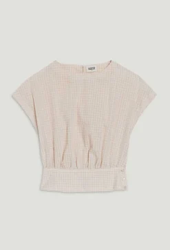 Best Gathered Openwork Top Women Tops And Shirts
