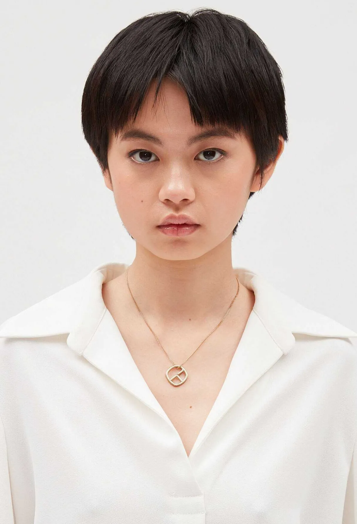 Best Gold Monogram Pendant Necklace Women Jewellery And Scrunchies